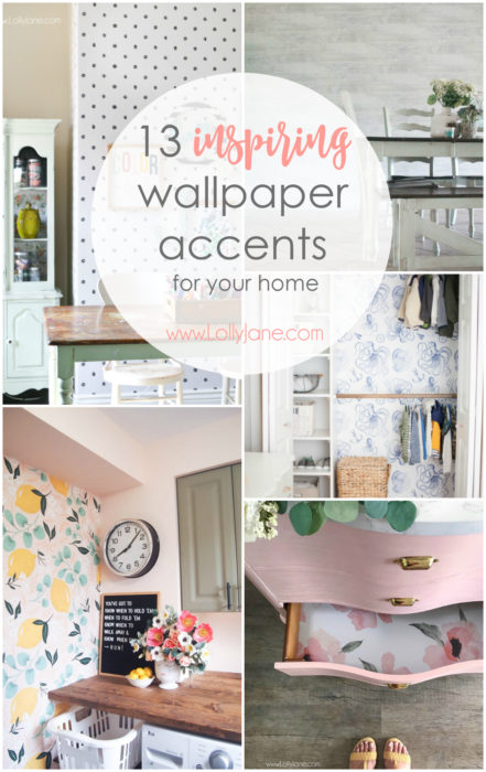 Wallpaper is a great way to add a custom accent to your home. It's affordable, easy to use, and the options are endless! Check out 12 more beautiful wallpaper inspirations for your home!