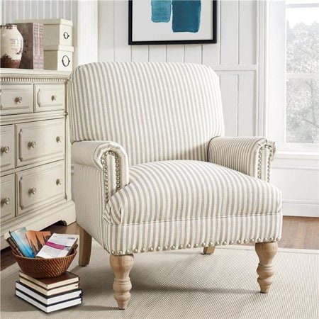 Farmhouse style accent deals chairs