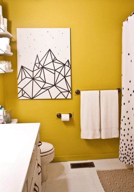 Mustard yellow is a great way to brighten up your home. Click for 14 more decor ideas with this trending color.