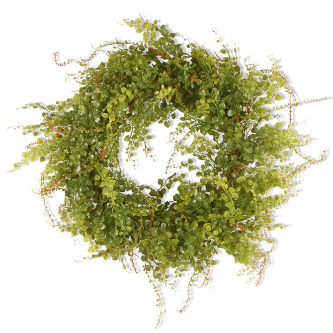 Love this berry boxwood wreath, so affordable! Easy way to add farmhouse style into your home! #boxwoodwreath #farmhousedecor #farmhouse #farmhousestyl