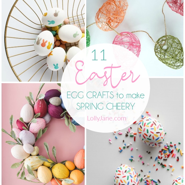 11 easter egg crafts for easy spring decor  lolly jane