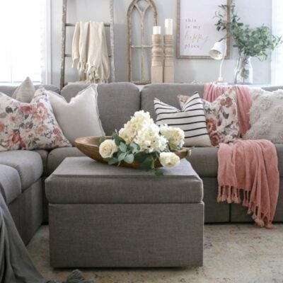 Kid + Pet Friendly Living Room