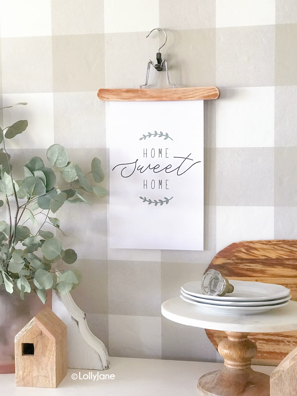 Home Sweet Home Printable Farmhouse Art - Lolly Jane