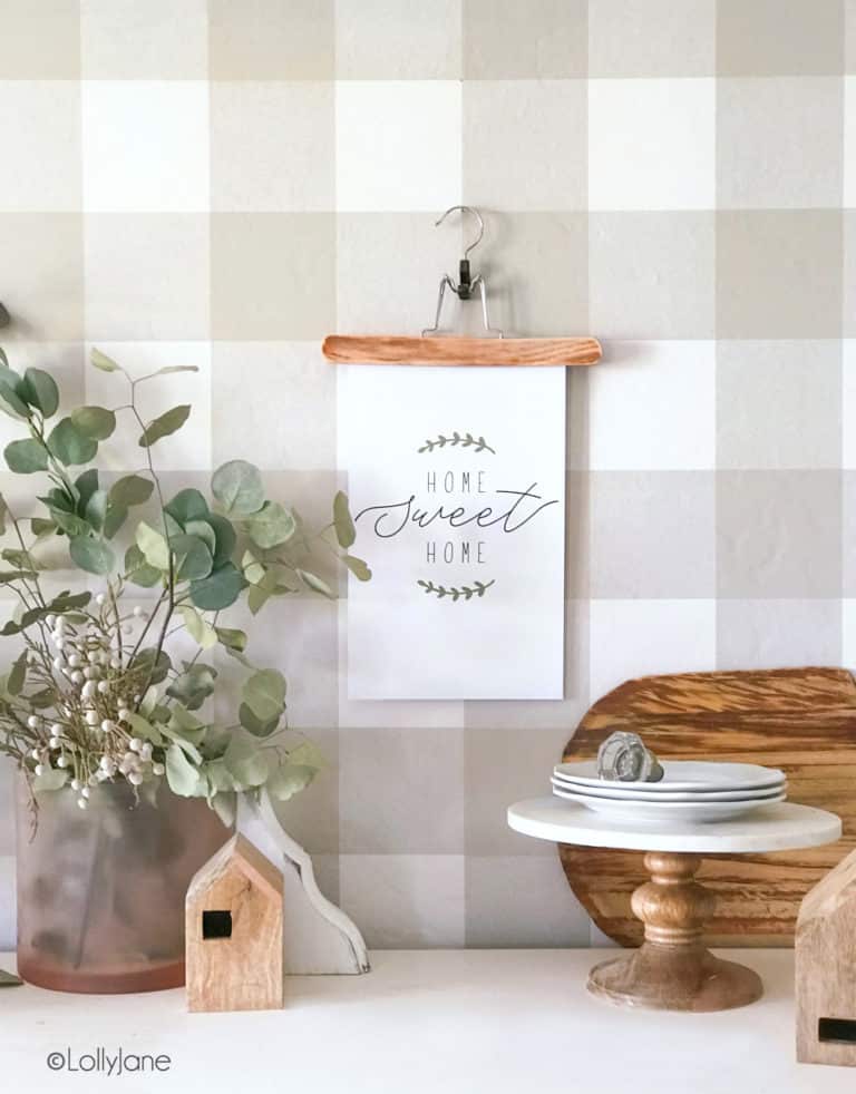 "Home Sweet Home" Printable Farmhouse Art - Lolly Jane