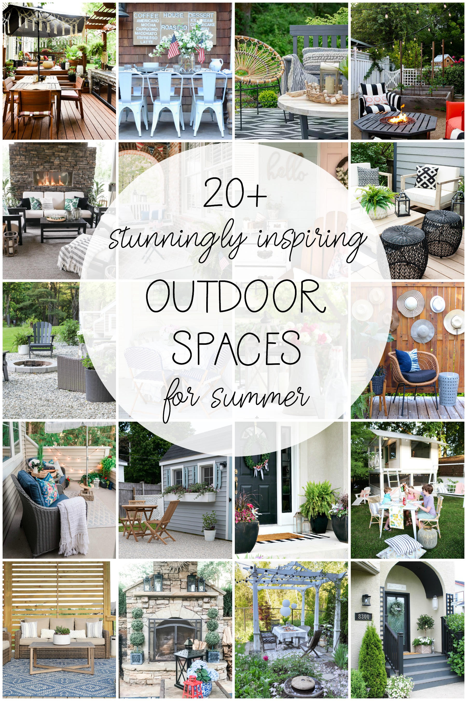 20 Stunning & Inspiring Outdoor Spaces