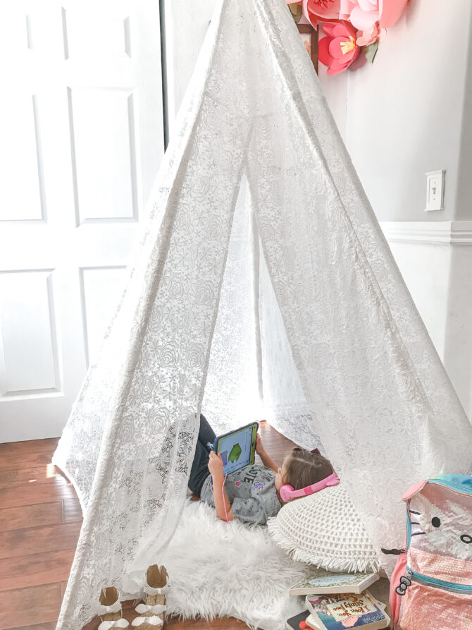 how to create a children's reading nook - Lolly Jane