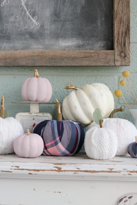 DIY Sweater Covered Pumpkins... no sew! - Lolly Jane