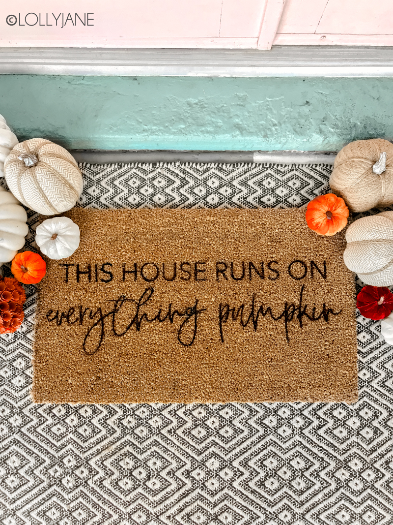 Farmhouse Boo Coir Door Mat