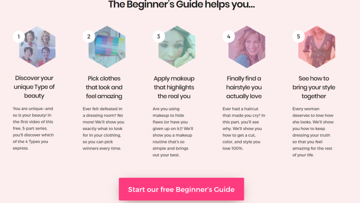 The Beginners Guide shows you how to pick specific clothes, style your hair the right way and even select makeup that highlights the real you.Best part? The guide is free to watch, start to finish. #dyt #dressingyourtruth #energytype #howtodressyourself