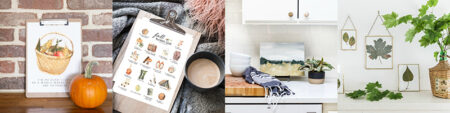 free printable fall recipe cards - Lolly Jane