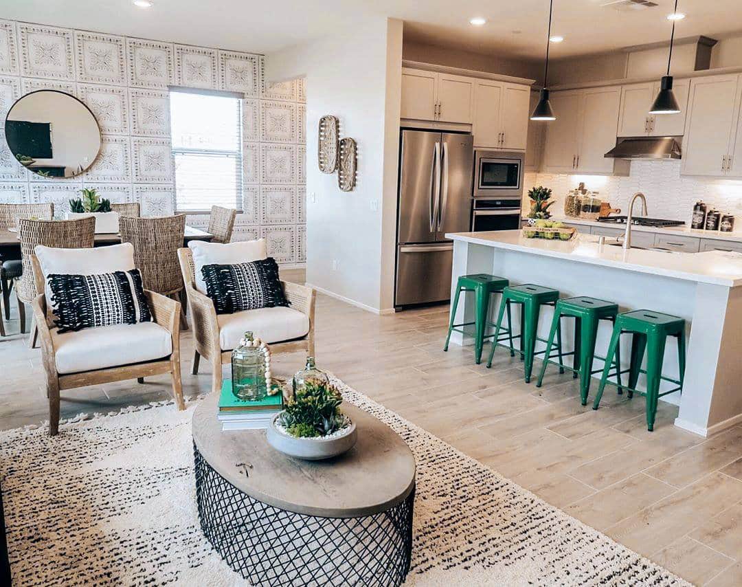 Gorgeous modern farmhouse new build by KB Home! #KBHome #ArizonaHomeBuilder #AZcommunity #neighborhood #newbuild #custombuilt #newhome