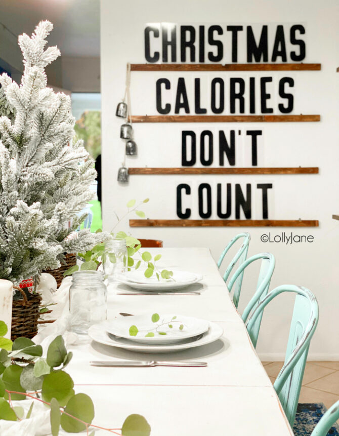 Eucalyptus Christmas Tree Centerpiece Lolly Jane