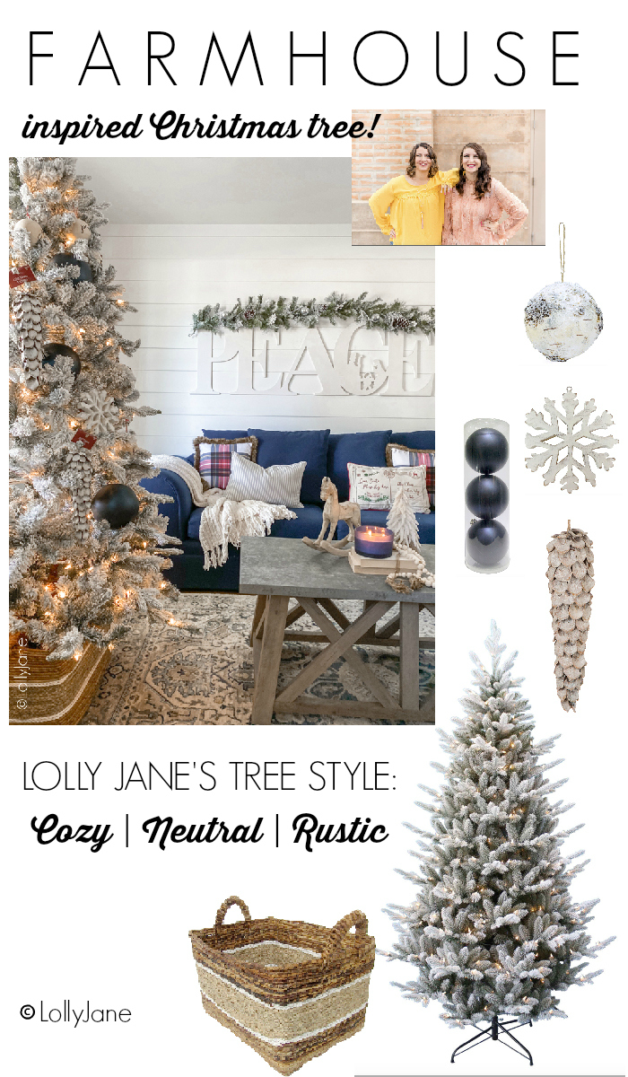 Farmhouse Christmas Tree Lolly Jane