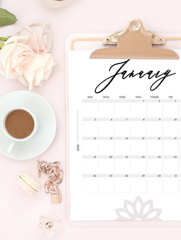 Free Printable Lined Monthly Calendar 2020 Mardianafapet