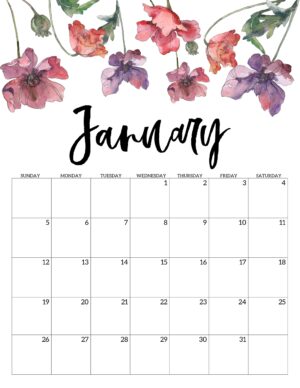 2020 FREE Printable Calendars - Lolly Jane