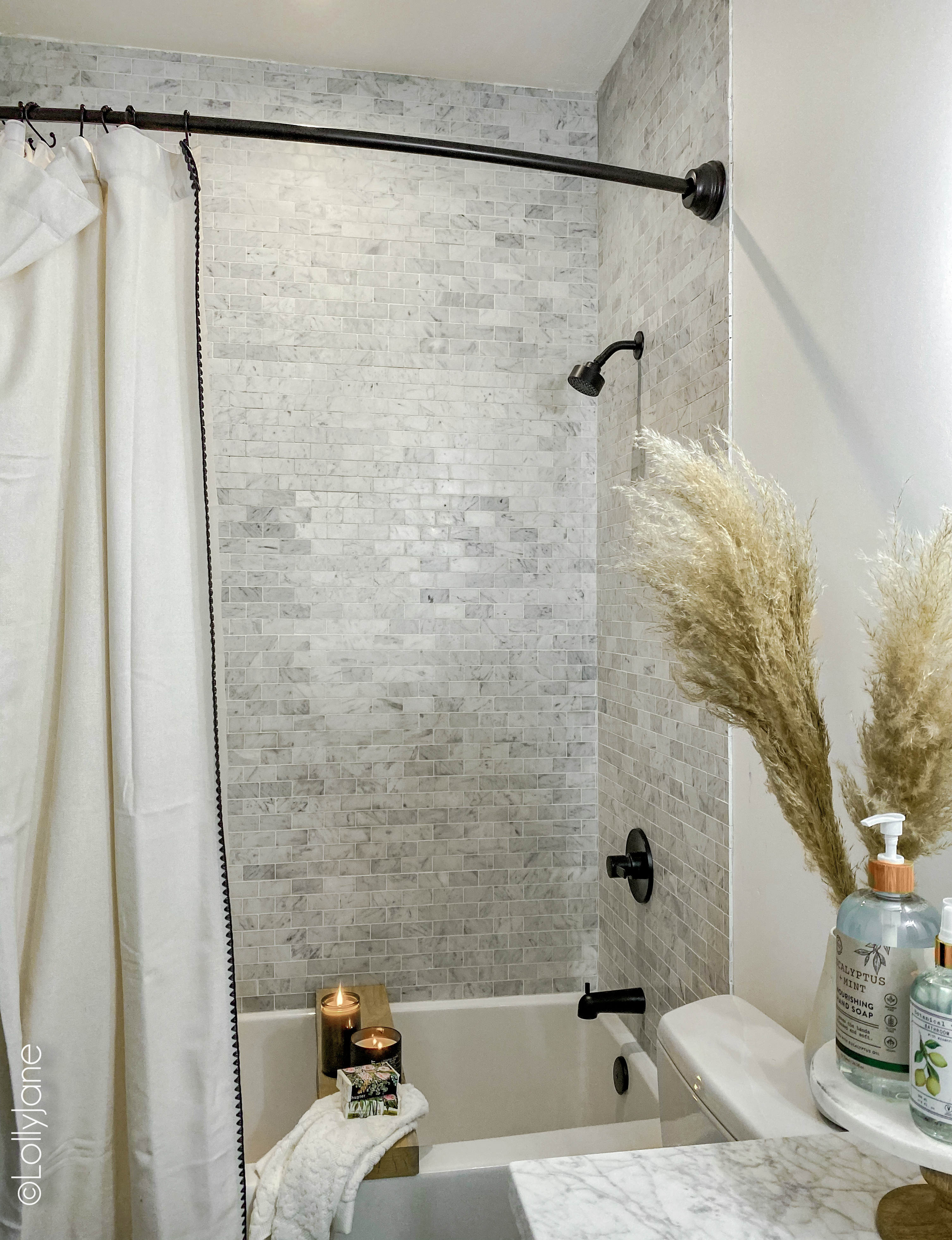 Small Modern Farmhouse Bathroom Lolly Jane