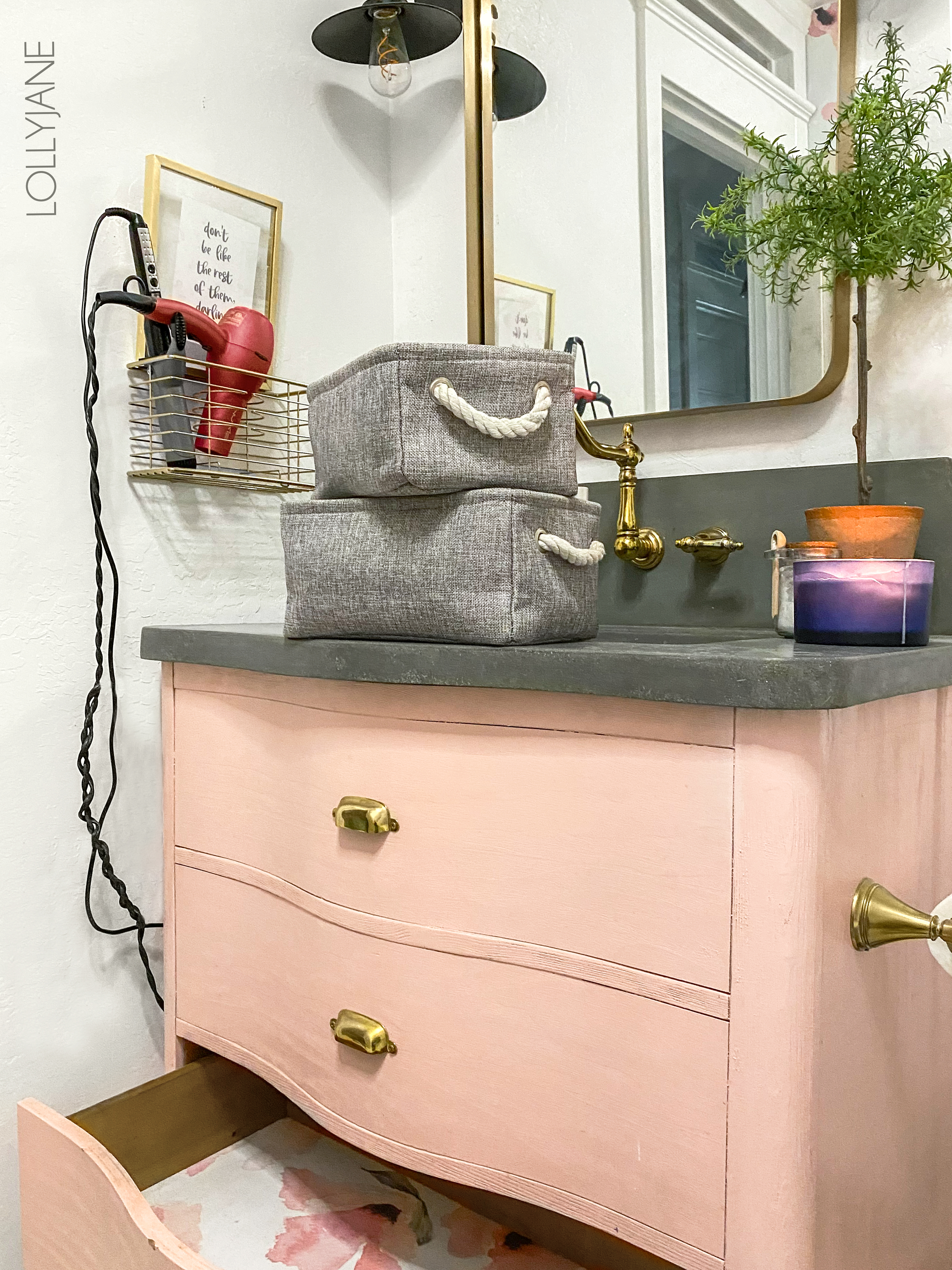 easy bathroom organization ideas - Lolly Jane