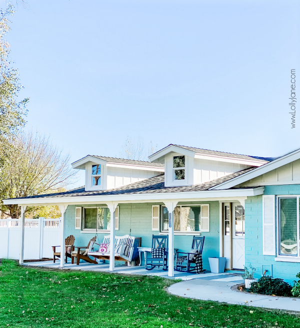 Blue House Siding With White Trim - Tons of Pictures & Ideas