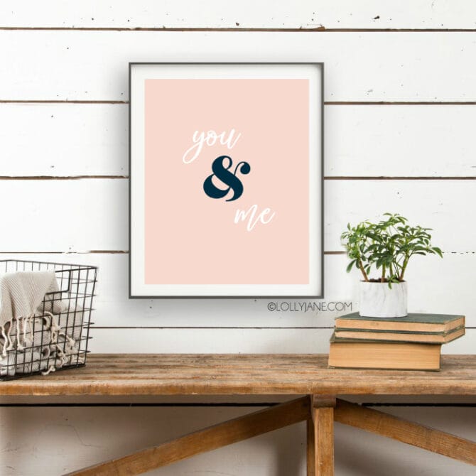 Set of 3 Valentine's Day Printable Decorations - Lolly Jane