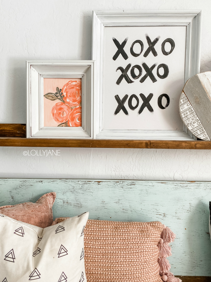 DIY Rustic Wood Frames For Canvas Paintings