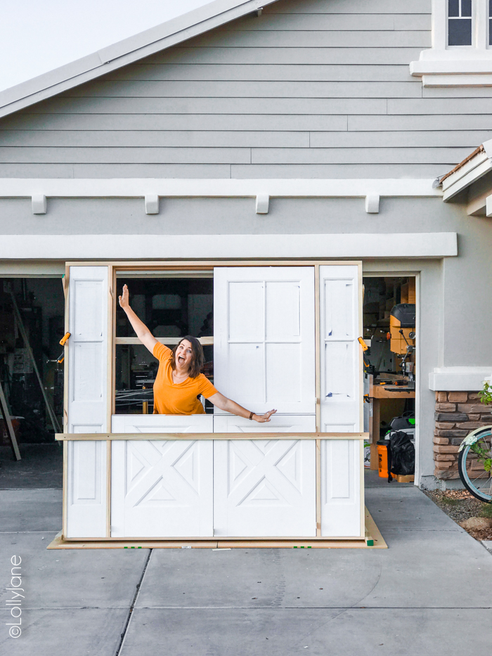 Double Dutch doors?! I cannot wait to see these cuties installed-- check it out! #dutchdoors