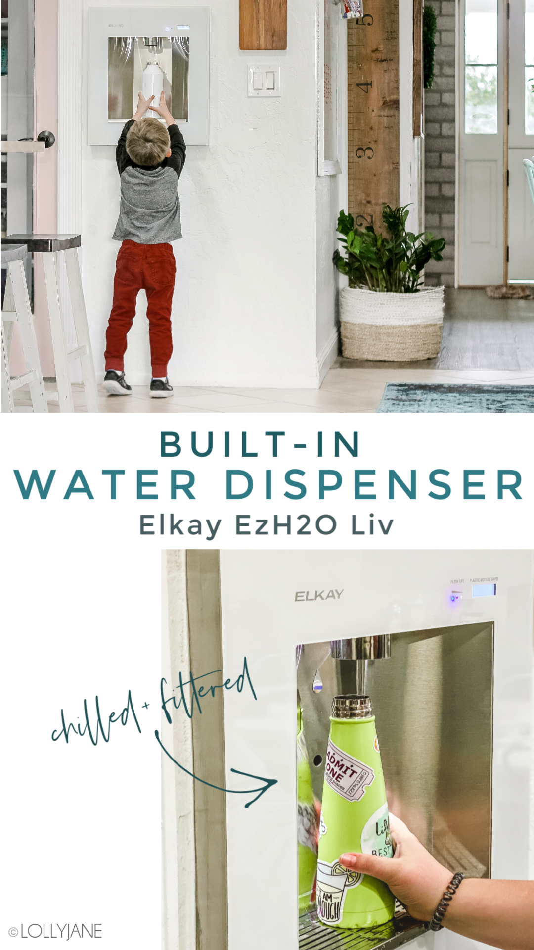 Wall mounted best sale filtered water dispenser