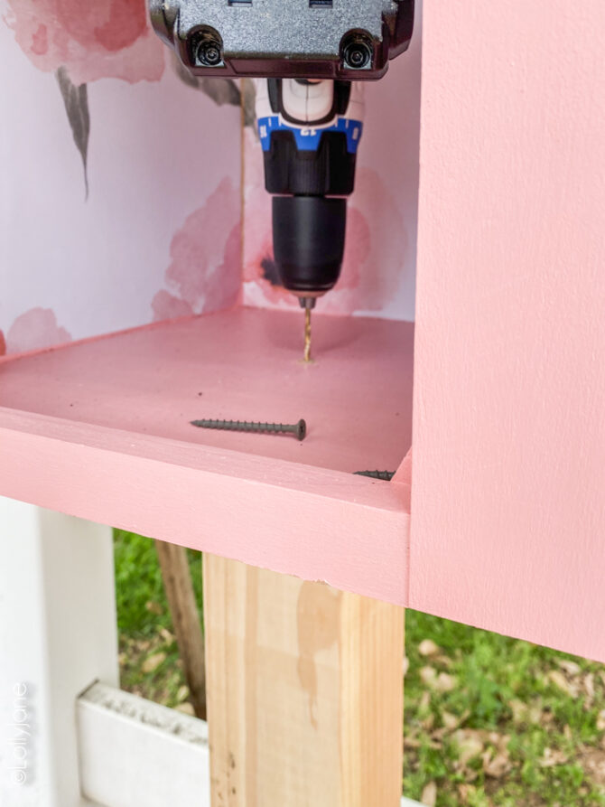 Pink Little Free Library Cutest Pink Little Free Library + plans! - Lolly Jane