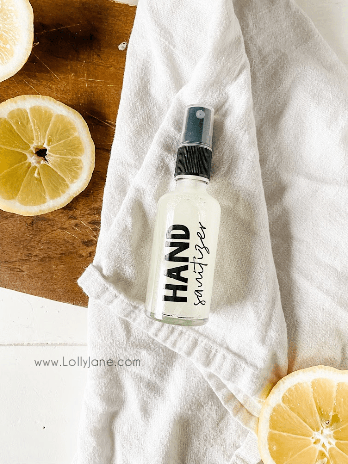 DIY: Natural Hand Sanitizer Spray Recipe