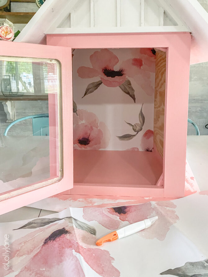 Pink Little Free Library Cutest Pink Little Free Library + plans! - Lolly Jane