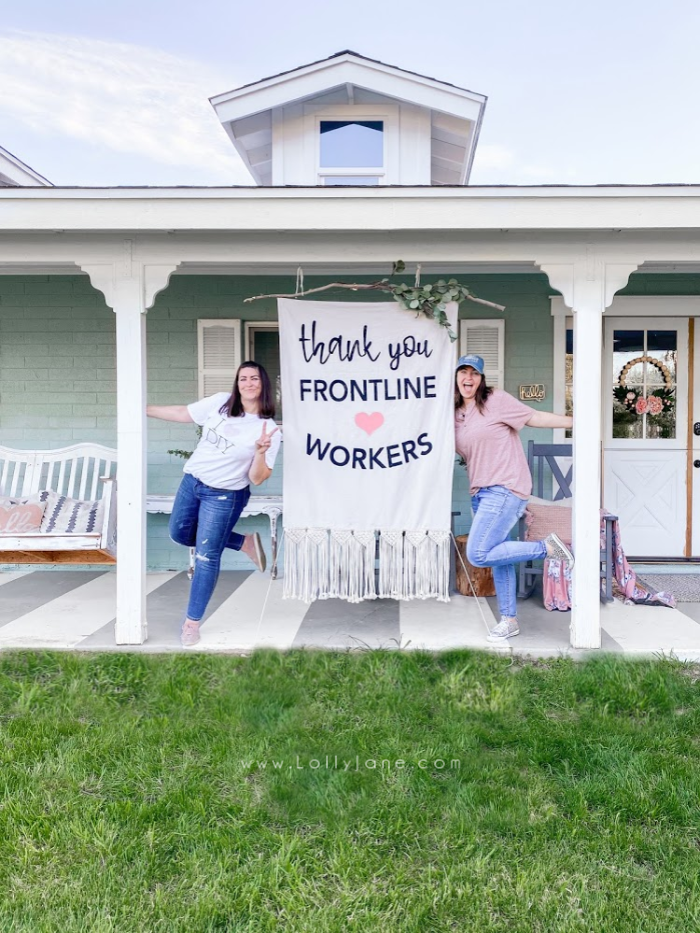 How to create a drop cloth banner, inexpensive home decor project with a few supplies! Great way to make a statement with a few supplies. #bohobanner #dropclothbanner #howtomakelargebanner #dropclothrecycleideas #whattomakewithcanvasdropcloth #bohobannerideas