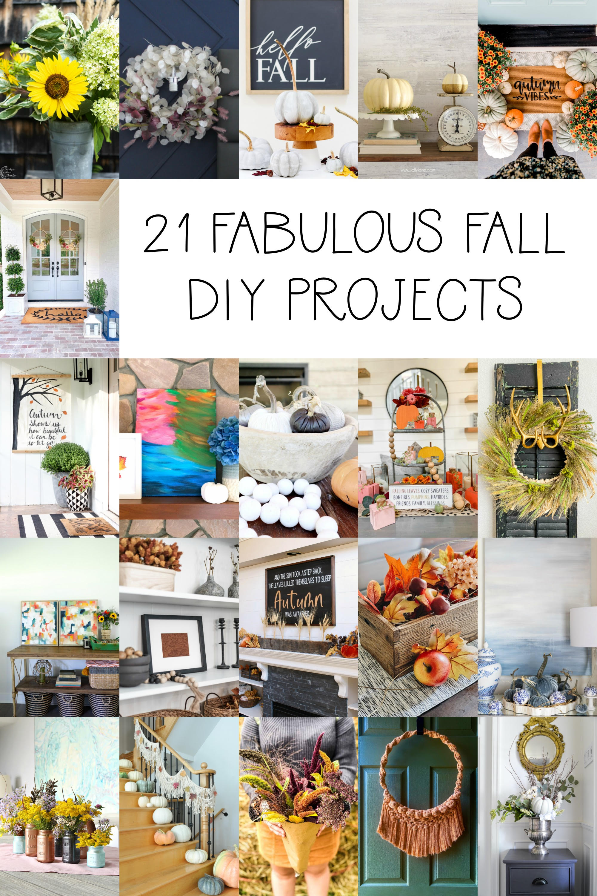 25 Fall Crafts to DIY in 2020! Perfect for crafters of ANY level! #falldecor #falldecoration #fallcraft #fallcrafts 