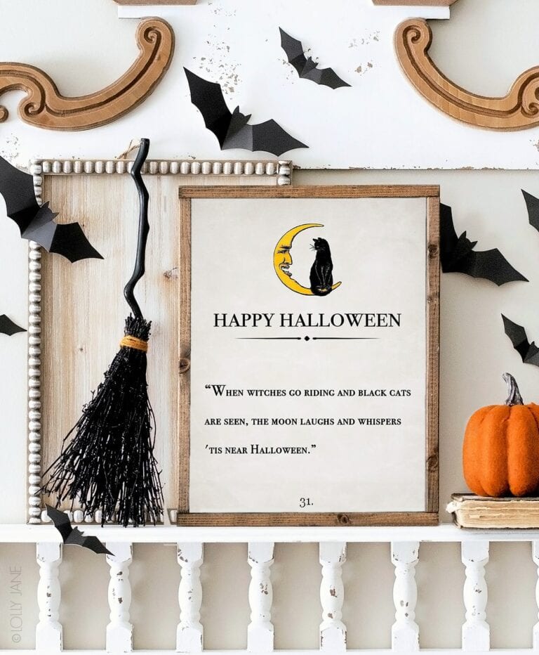 When Witches Go Riding Halloween free printable