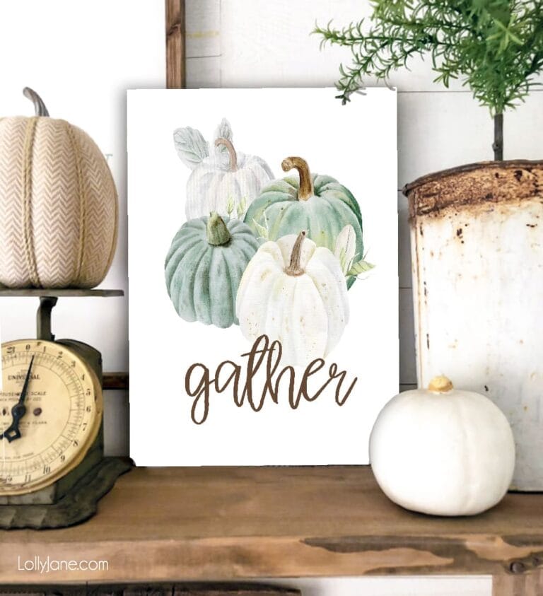 Free Farmhouse Style Fall Printables