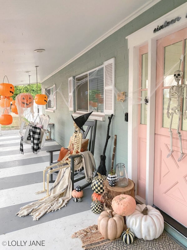 Halloween Hanging Pumpkins Porch Decor - Lolly Jane