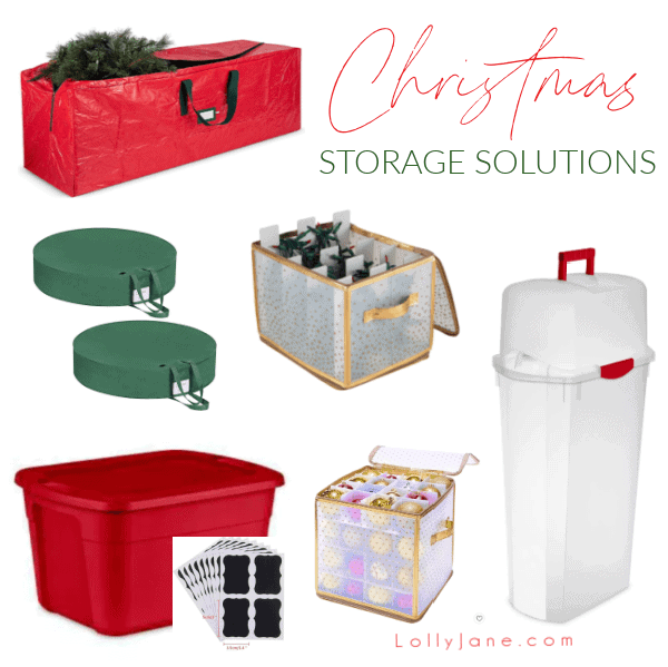 Holiday Seasonal Storage Bin Storage Totes & Lids Decoration for