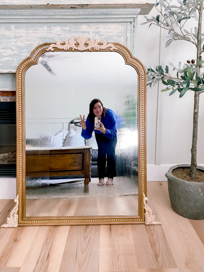 DIY Anthropologie Mirror Dupe: Easy Wall Decor