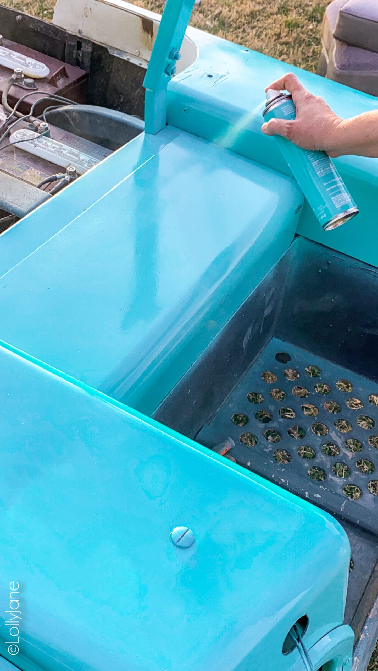 Spray Paint Golf Cart Makeover Lolly Jane