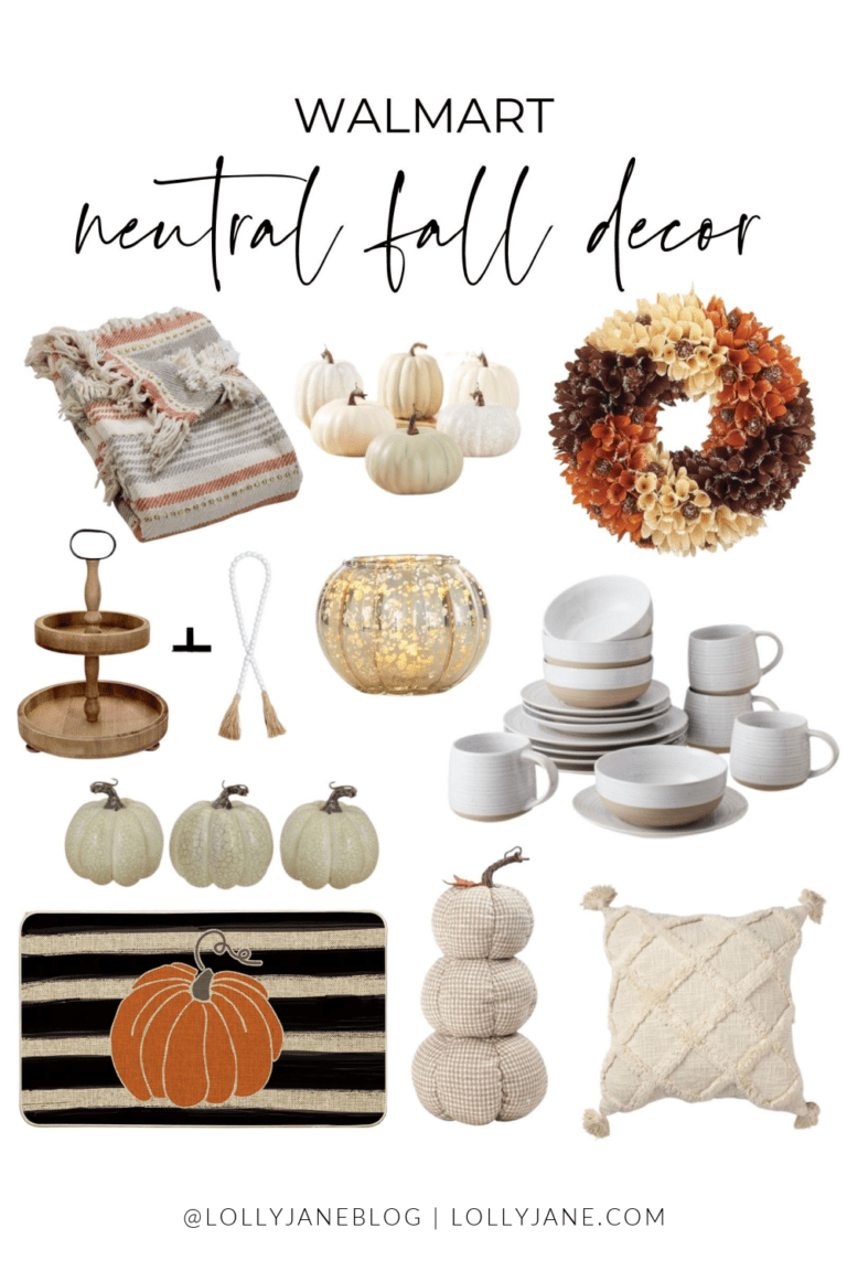 Over 30 Walmart fall decor finds to easily help you decorate your home for the fall and Thanksgiving seasons. You'll love these Walmart fall home decor finds!