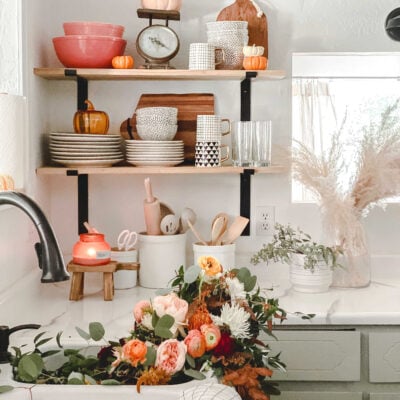 How to Style Kitchen Shelf Decor