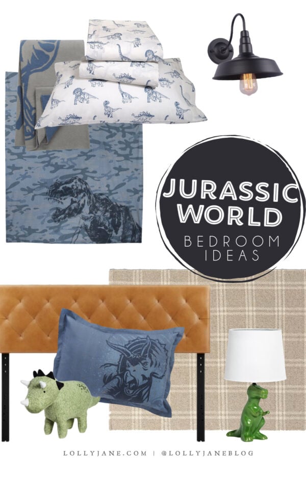 Jurassic World Themed Bedroom Ideas - Lolly Jane