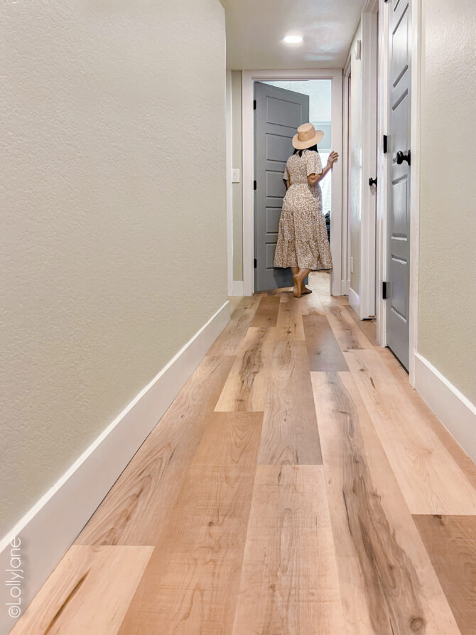 LVP Basement Flooring Makeover - Lolly Jane