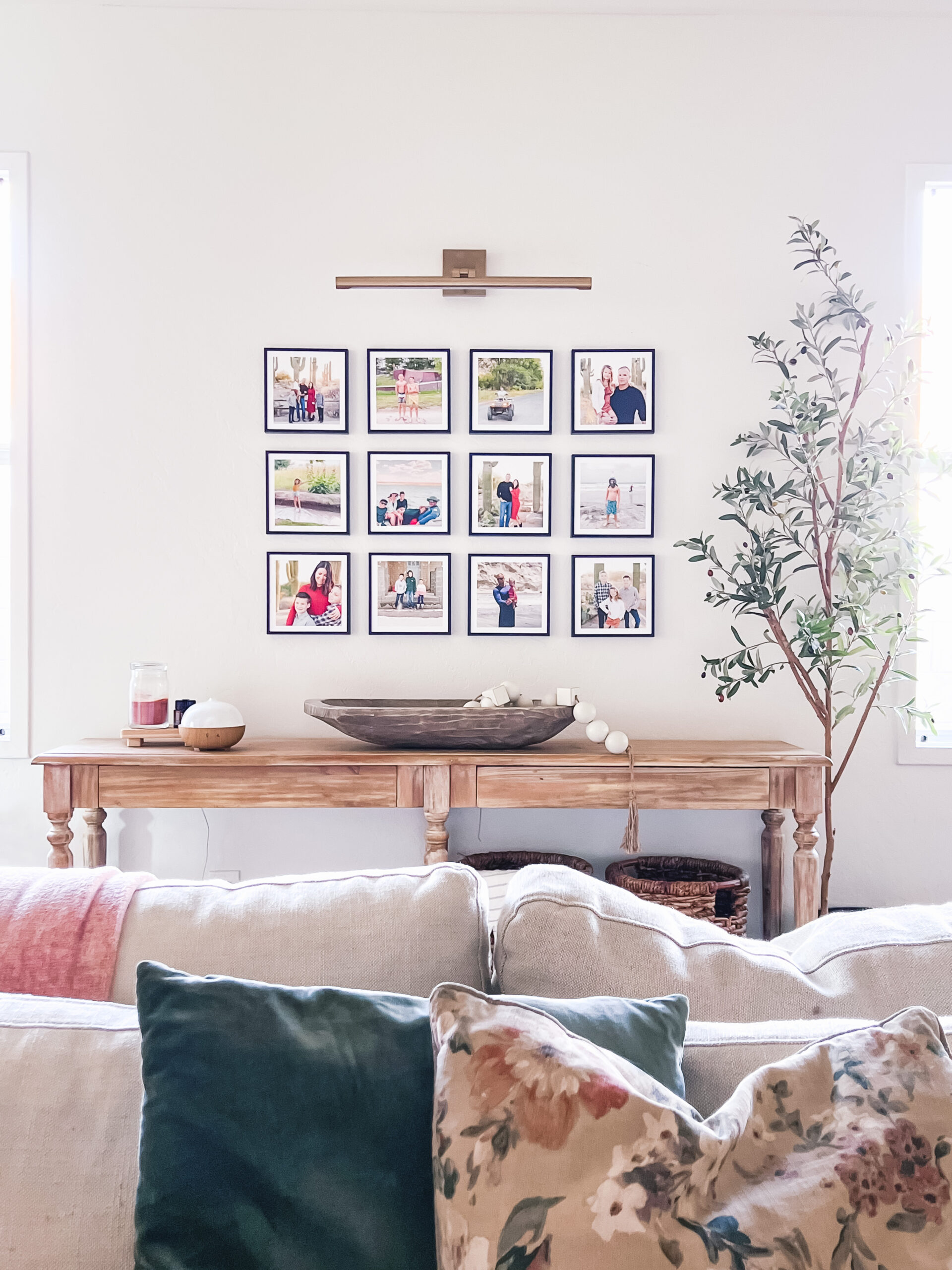 Get your favorite family photos off your phone and onto your wall with these foolproof Mixtiles frames. Best part?--they're reusable so adjust as many times as you need for an easy entryway gallery wall. BONUS: use code LOLLY10 for buy 10, get 10 free! | Mixtiles discount code