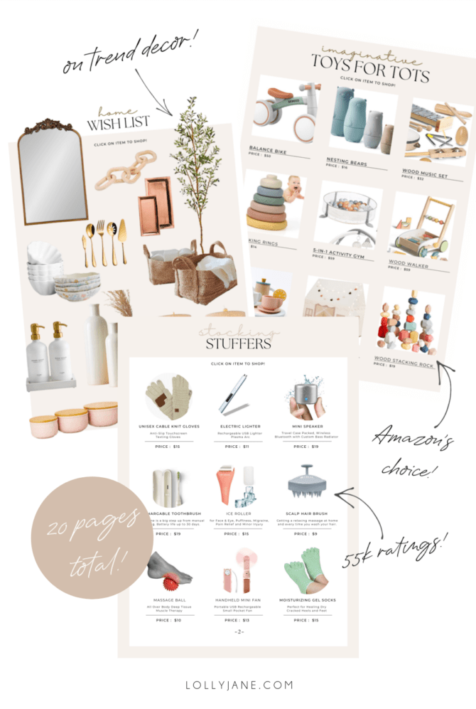 2022 Holiday Shoppable Gift Guide Catalog - Lolly Jane