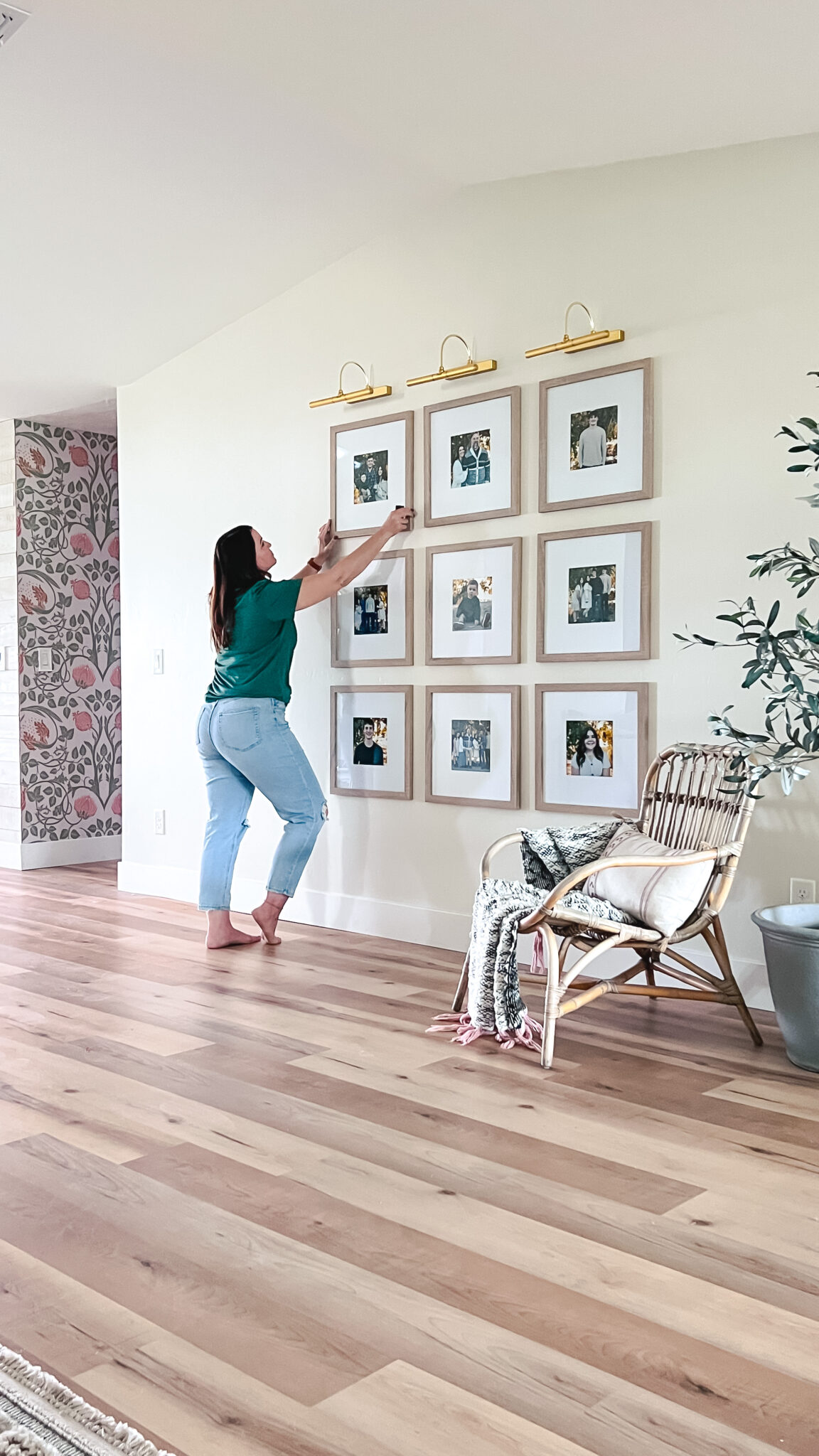 How To Hang a Grid Gallery Wall - Lolly Jane