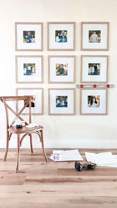 How To Hang a Grid Gallery Wall - Lolly Jane