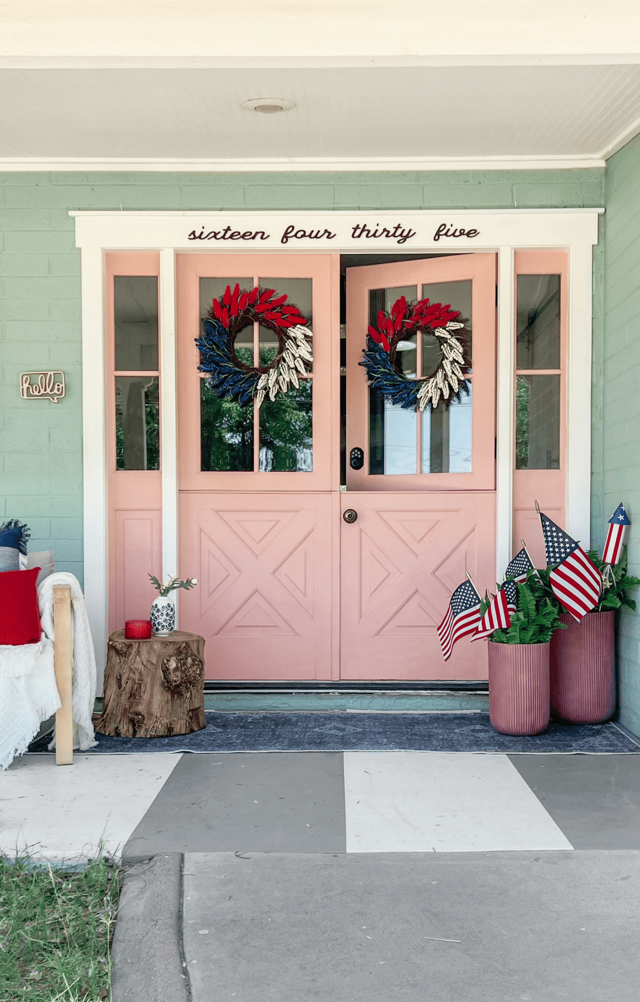 Patriotic Porch Decor - Lolly Jane