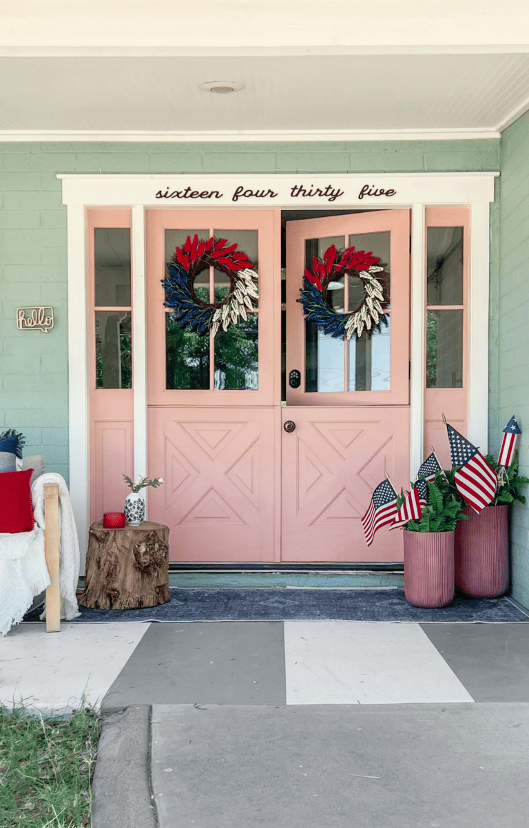 Get ready to make a statement with patriotic porch decor! Grab these affordable finds all in once spot to celebrate the red, white, and blue!