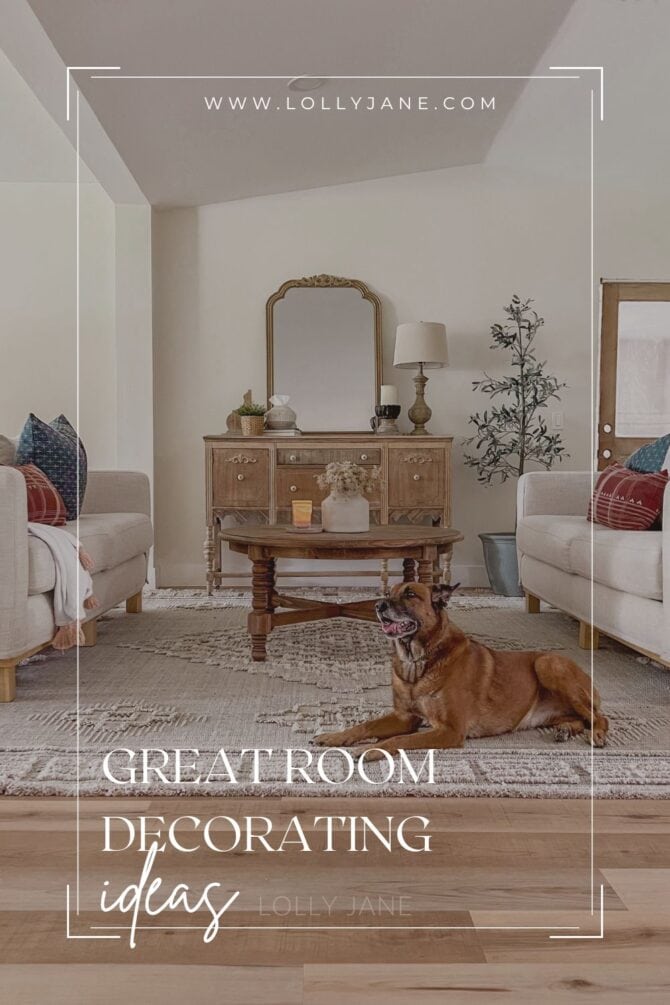 Great Room Decor Ideas Lolly Jane