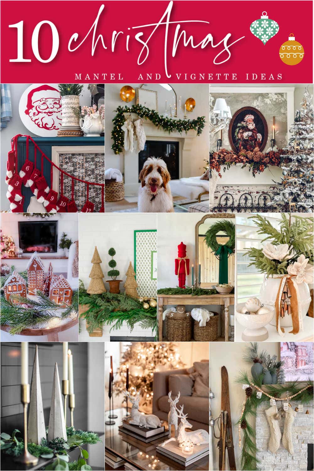 Christmas Entryway Decor - Lolly Jane