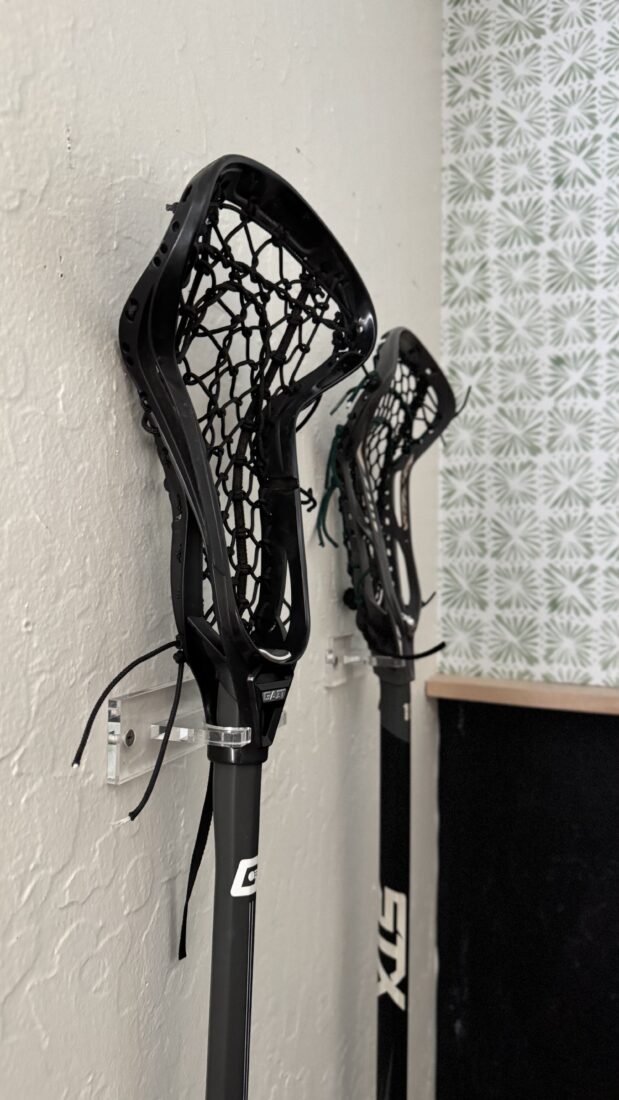 Creative Sports Gear Storage: How to Hang a Lacrosse Stick in a Bedroom